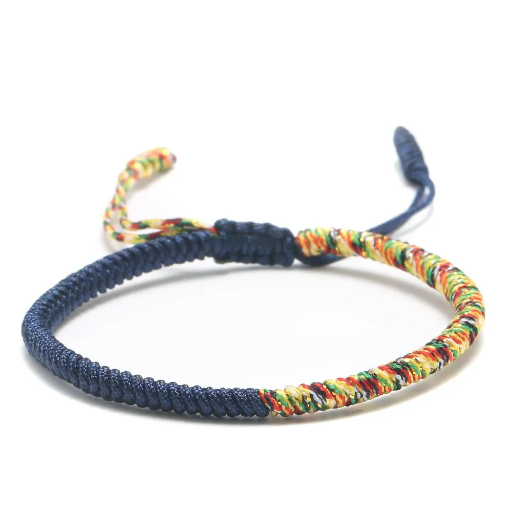 Tibetan Lucky Rope Lama Braided Knot Bracelet