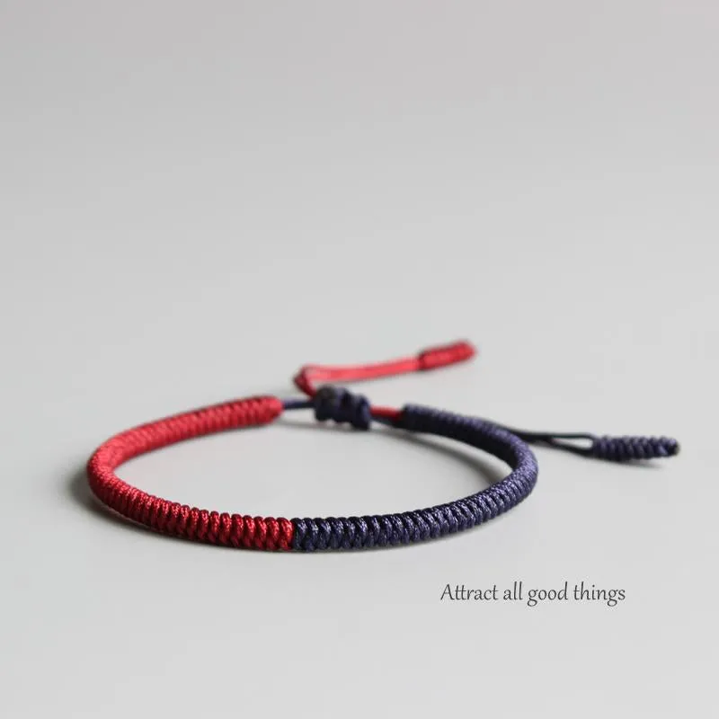 Tibetan Lucky Rope Lama Braided Knot Bracelet