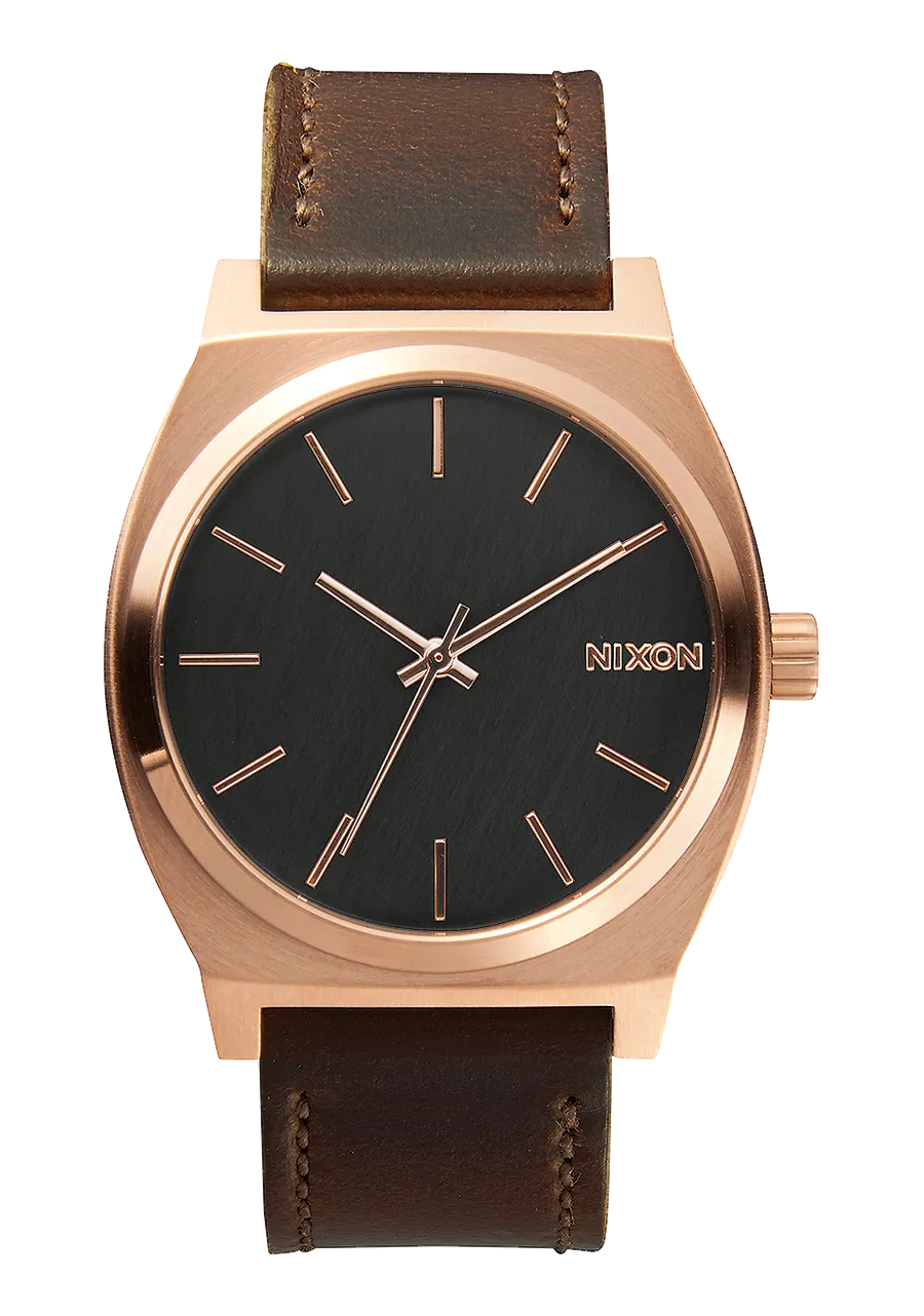 Time Teller - Rose Gold / Gunmetal / Brown