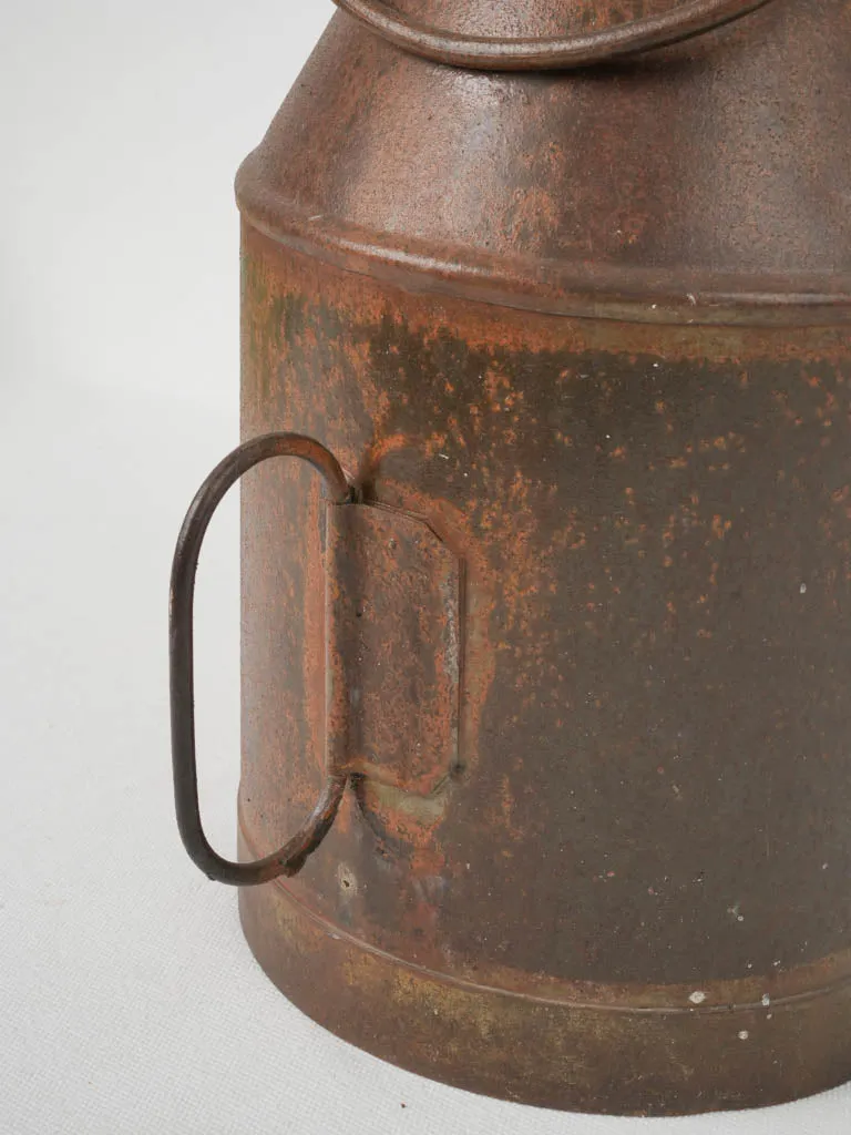 Vintage French Iron Watering Can, 1940s-1950s