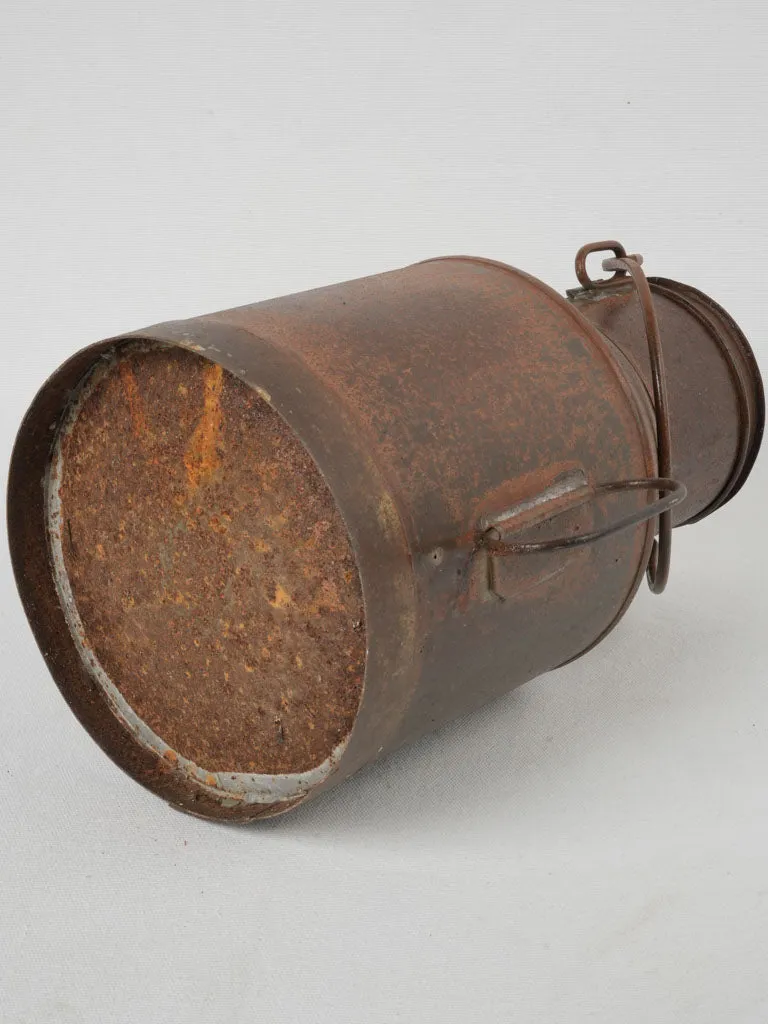 Vintage French Iron Watering Can, 1940s-1950s