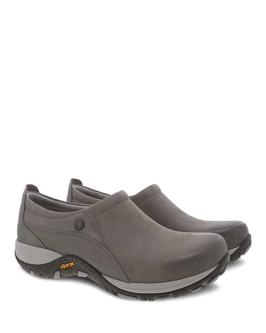 Women's Dansko Patti Color: Taupe Burnished Suede