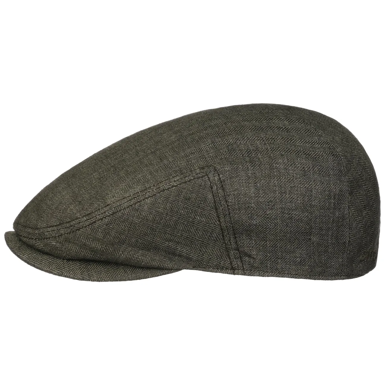 Woodfield Linen Flat Cap by Stetson